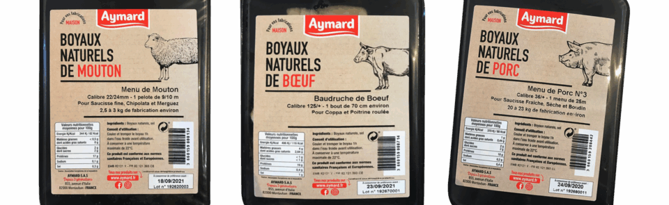 Boyaux pour vente en “libre-service“