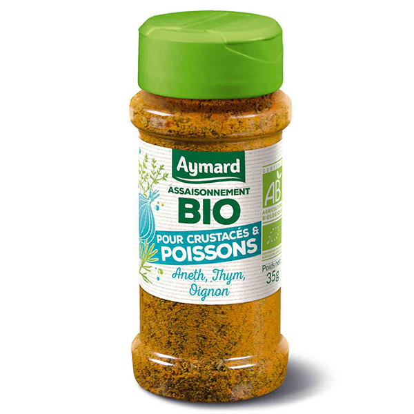 Assaisonnement BIO pour Crustacés & Poissons -Nouveau