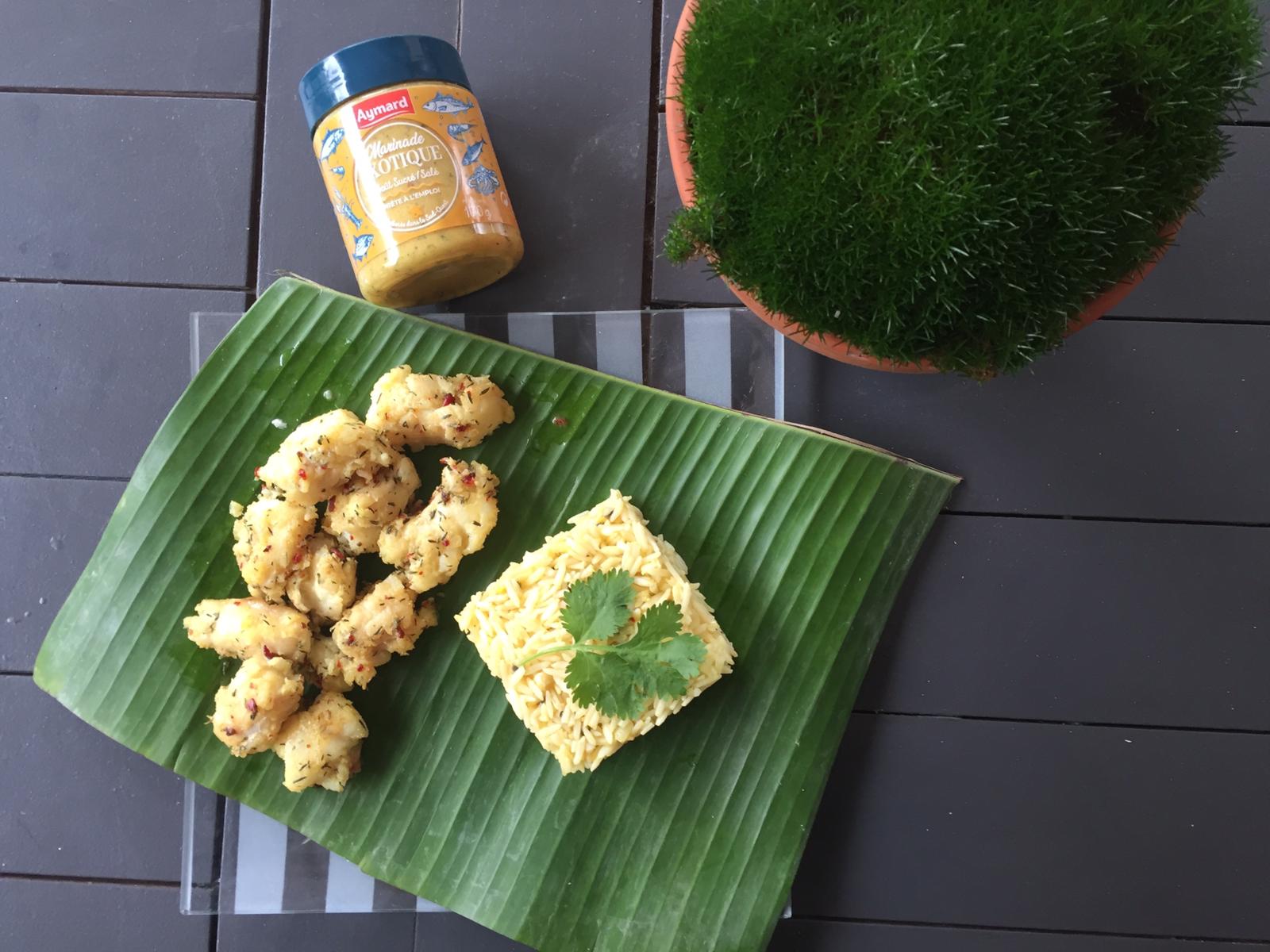 Filet de lieu jaune marinade sucré/salé